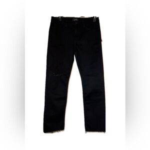 Jen 7 NWT Distressed Jeans Women’s Size 14 Black w/Sculpting Panel